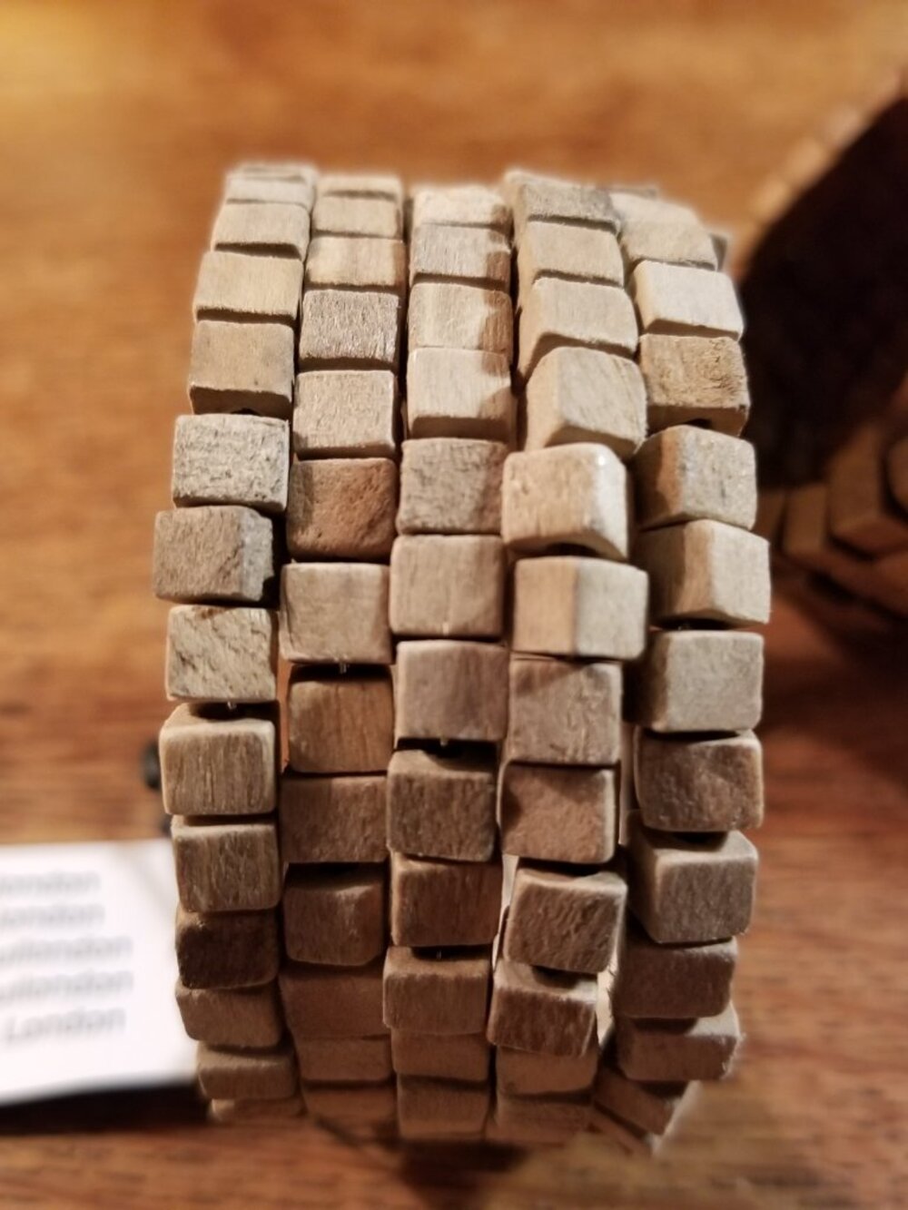 JIANHUI of London wood wrap bracelets - 3 nwt - Picture 7 of 8